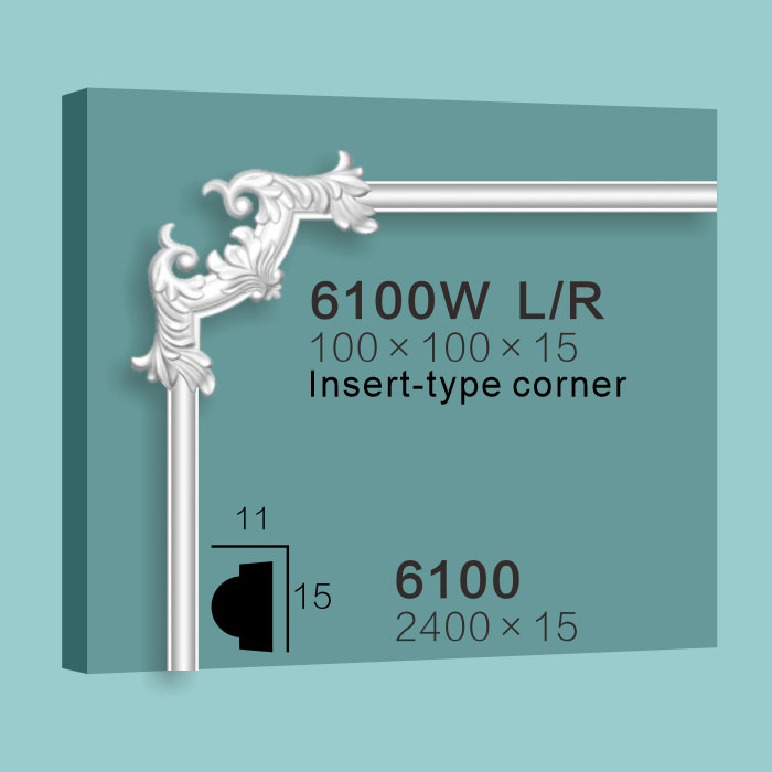 Moulding Corner 6100W L/R