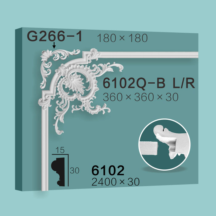 Moulding Corner 6102Q-B L/R