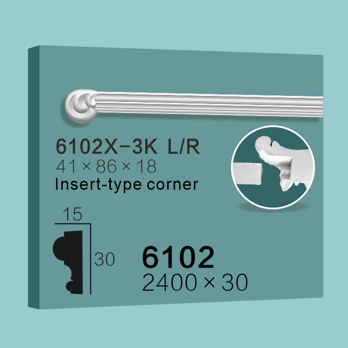 Moulding Corner 6102X-3K L/R